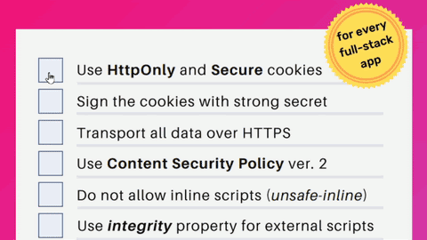 Web Security Checklist
